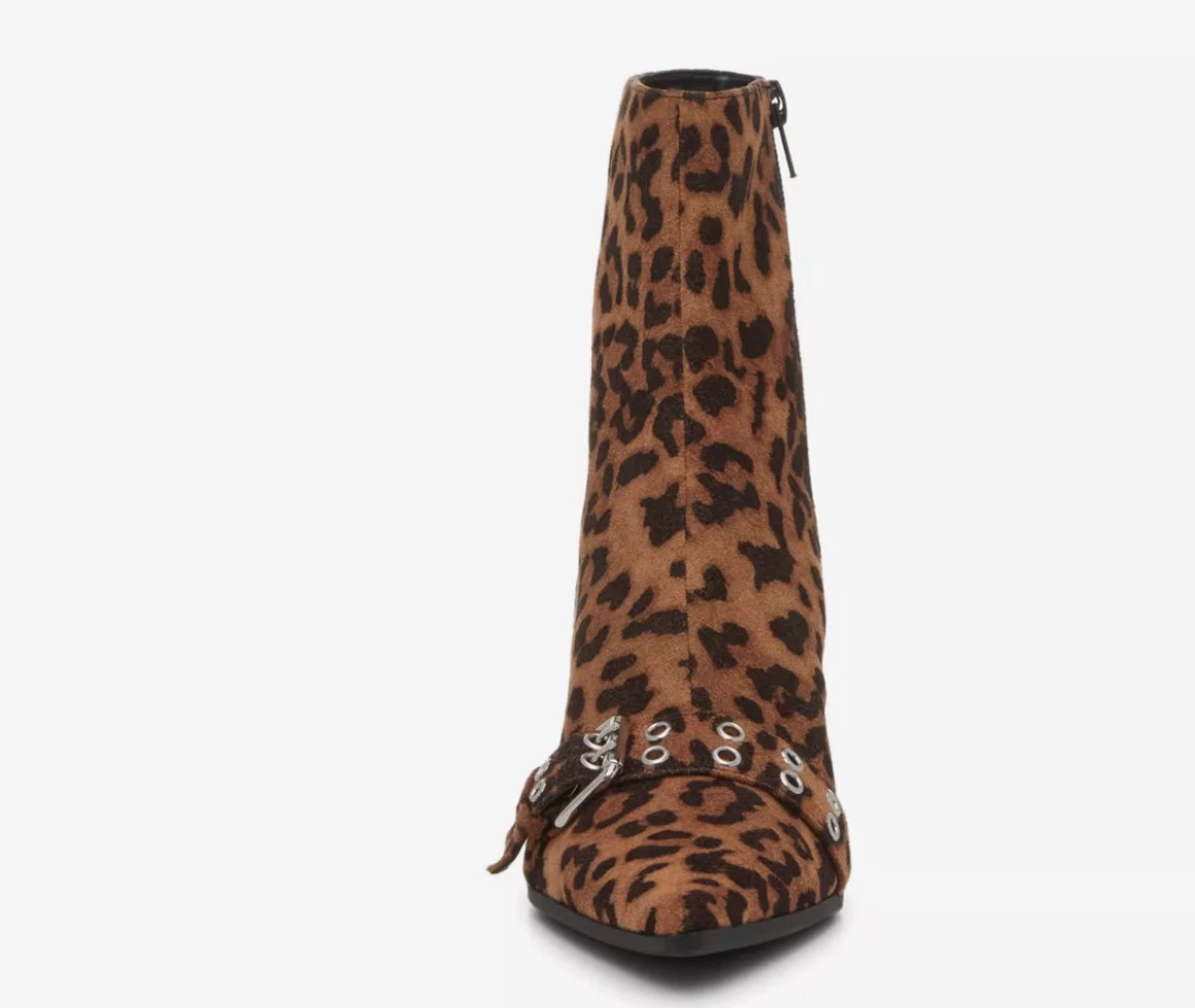 Madden Girl Richie Leopard Pointed Toe Kitten Booties 9 BNIB - photo 4