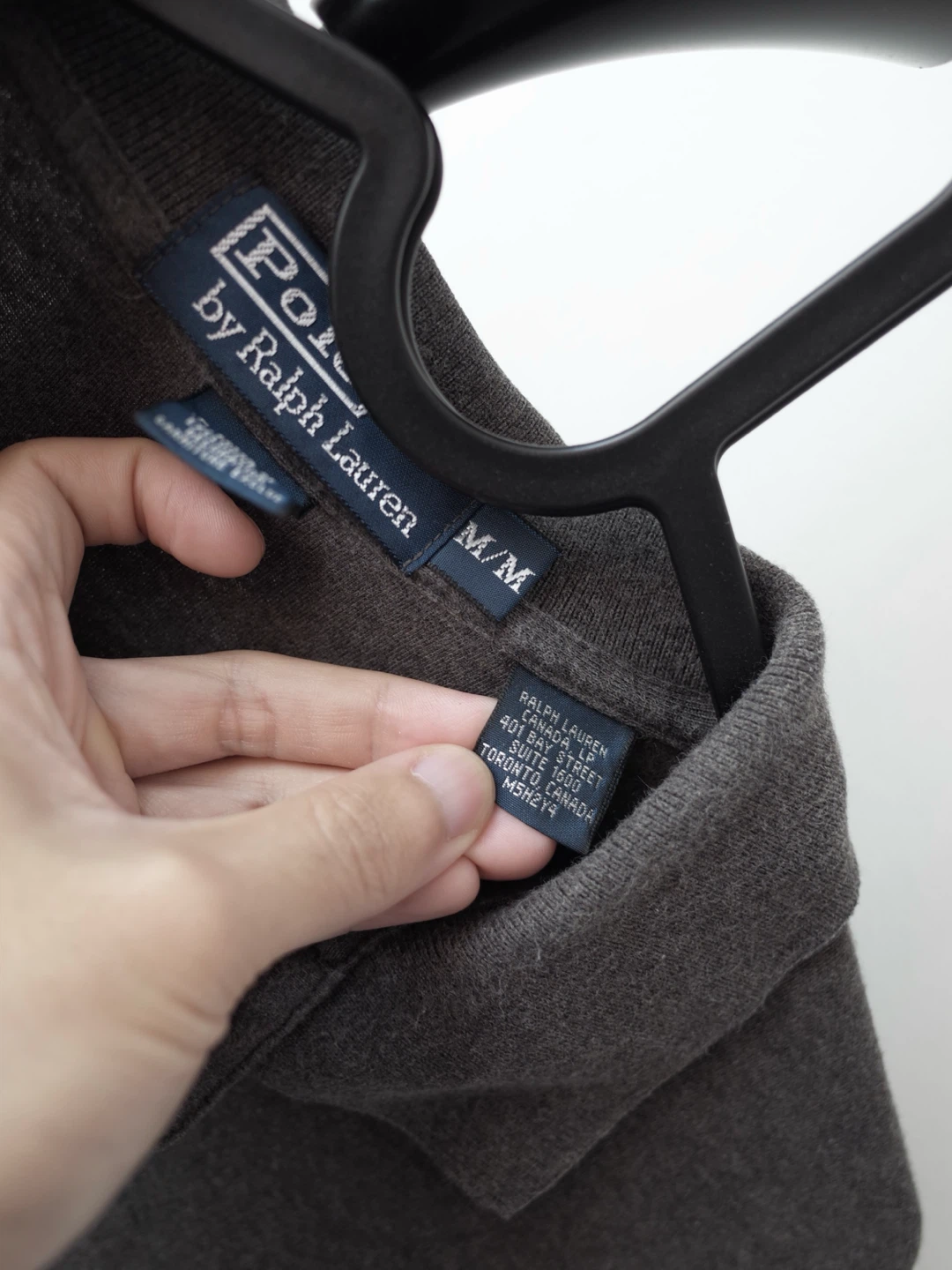 Polo Ralph Lauren Dark Gray Long Sleeve Polo Shirt 165$ (M) - photo 2