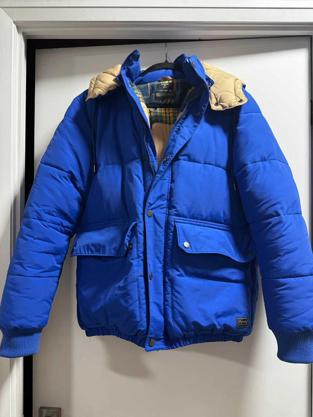 Men’s Blue Puffer Jacket