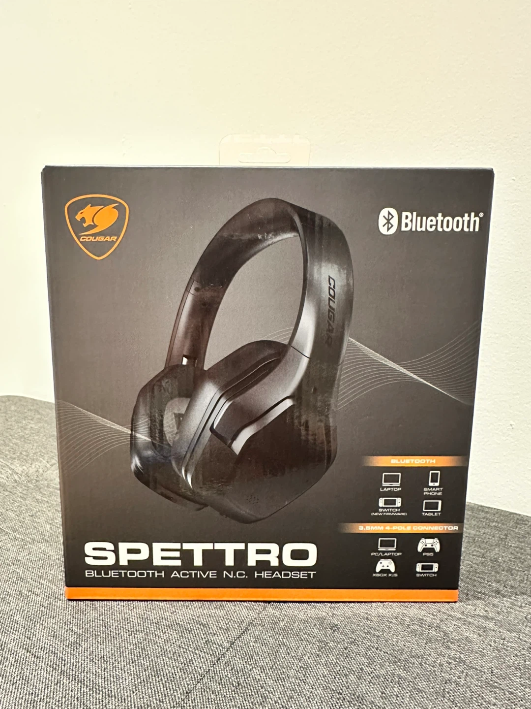 NEW! Cougar Spettro Bluetooth Active Noise Cancelling Headset