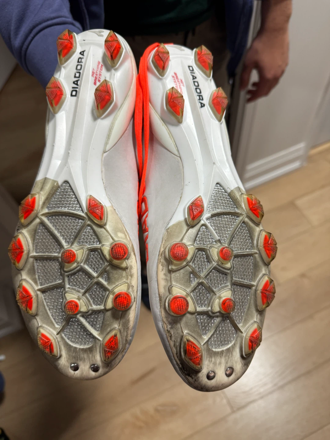 Men’s Soccer Cleats White/Red - photo 3