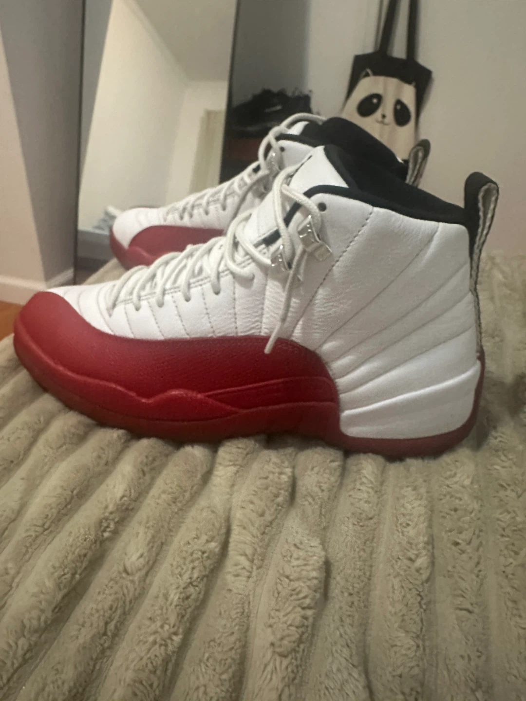 Nike Air Jordan 12 Cherry Red White - photo 4