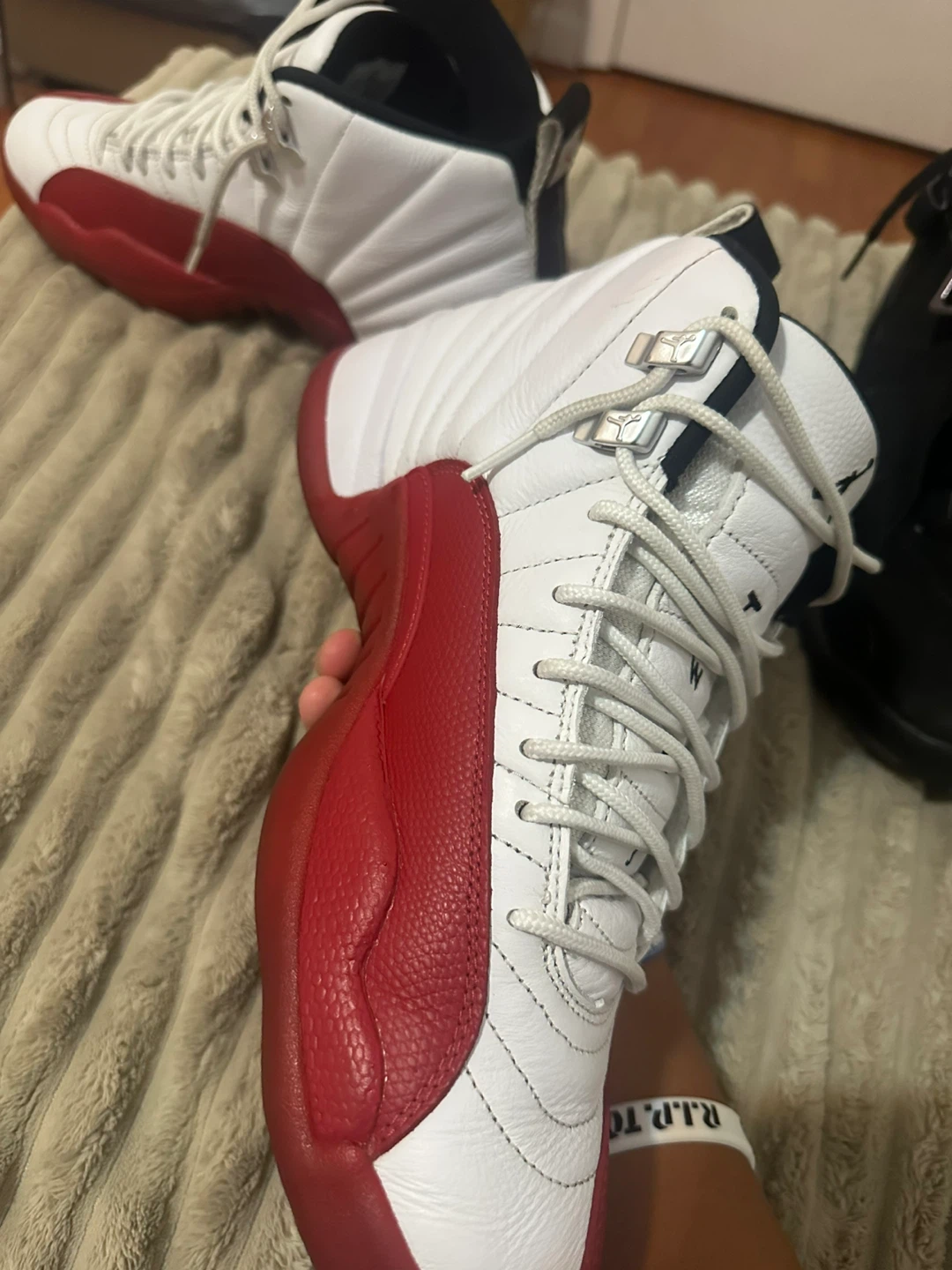 Nike Air Jordan 12 Cherry Red White - photo 5