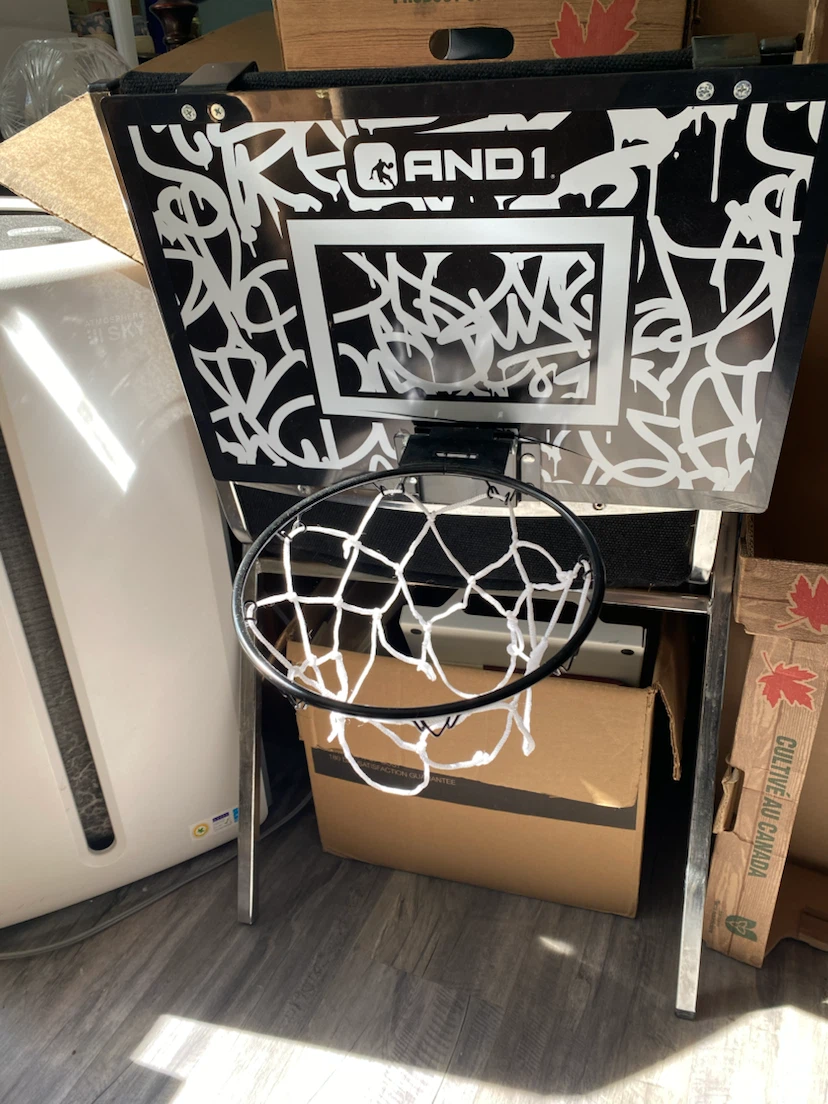 AND1 Over-the-Door Mini Basketball Hoop