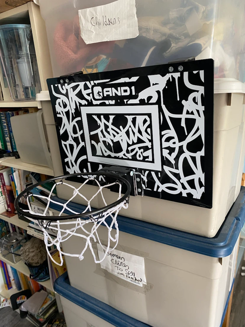 AND1 Over-the-Door Mini Basketball Hoop - photo 3