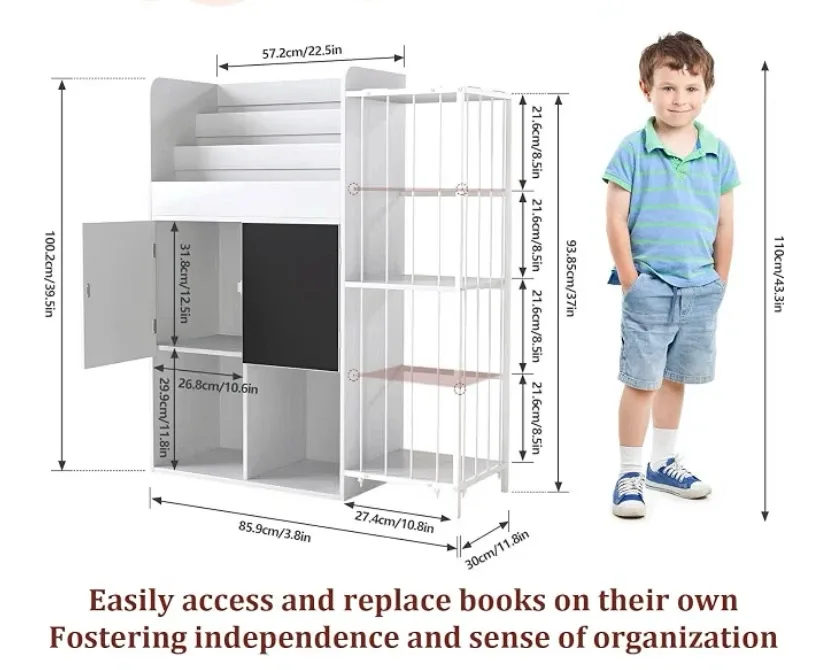 New Kids Book Shelf Toy Storage - photo 4