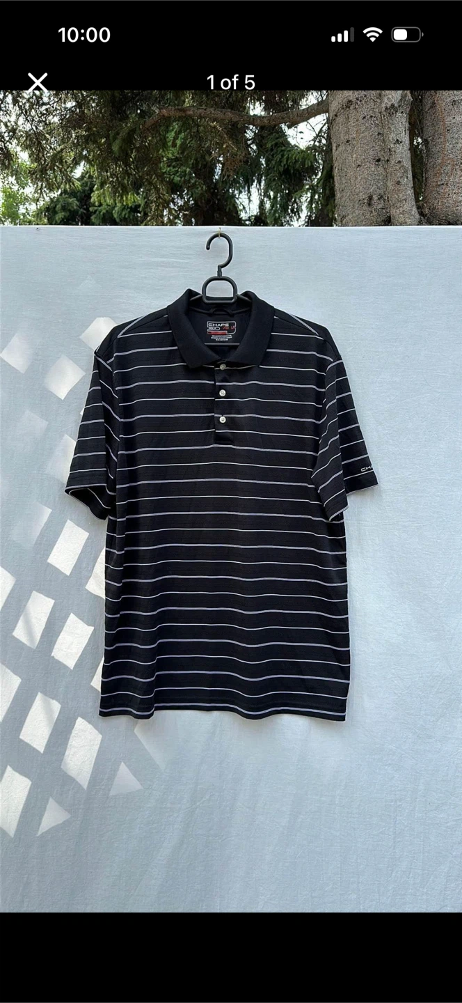Chaps Striped Polo Shirt