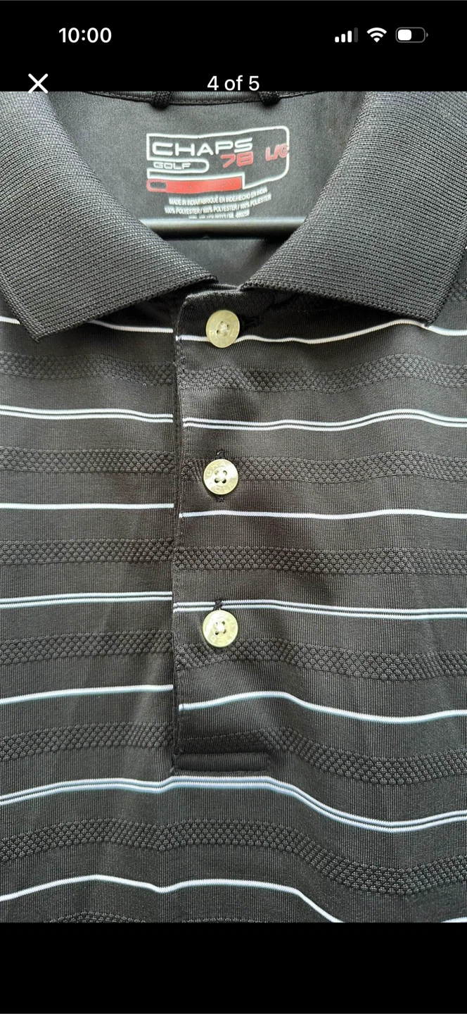 Chaps Striped Polo Shirt - photo 4