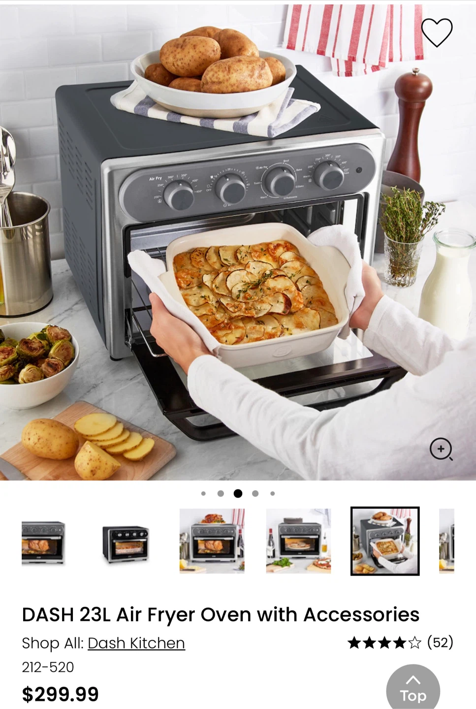 Dash 23L Air Fryer Oven with Accessories - photo 4