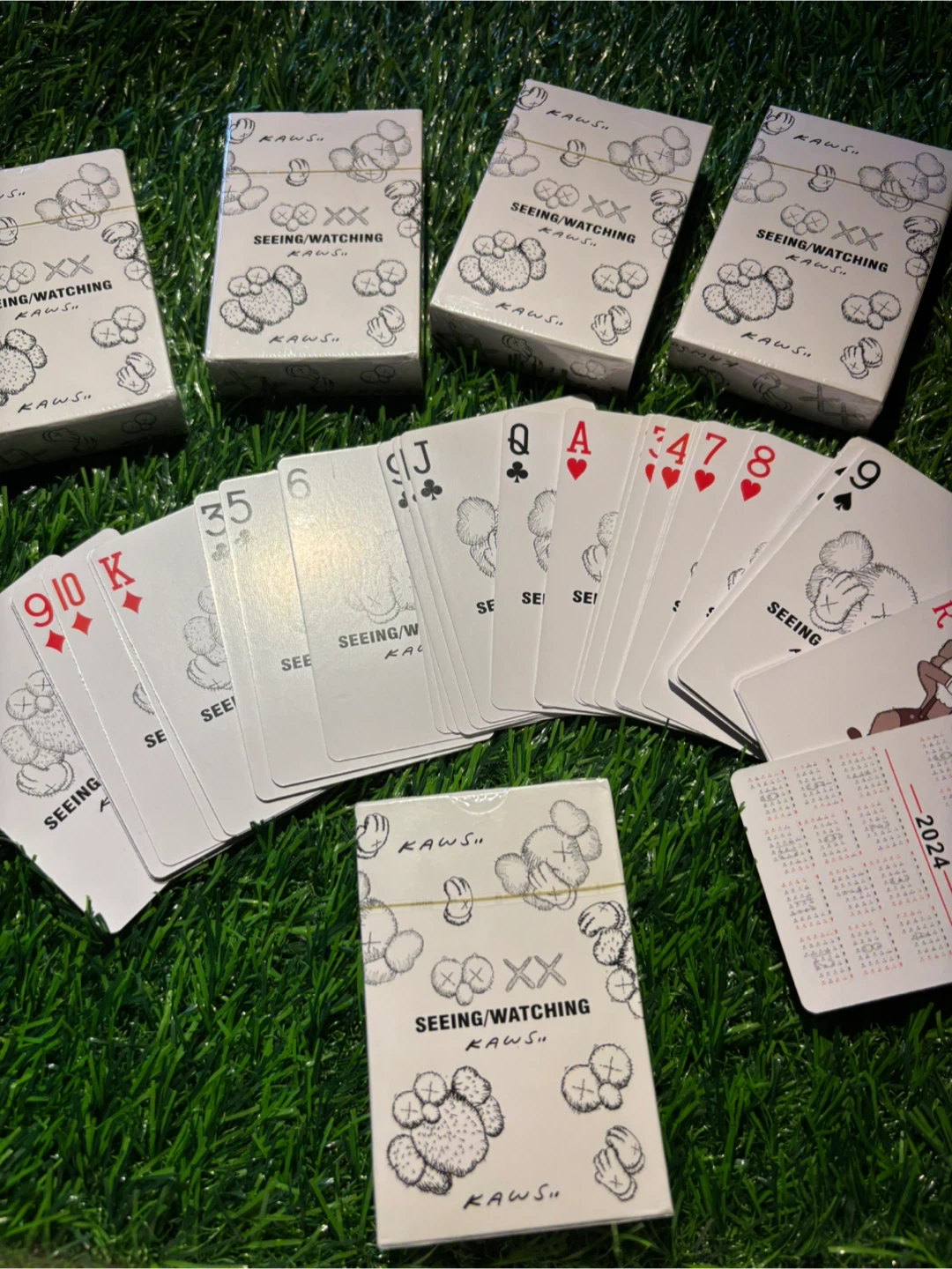 KAWS Seeing/Watching Playing Cards