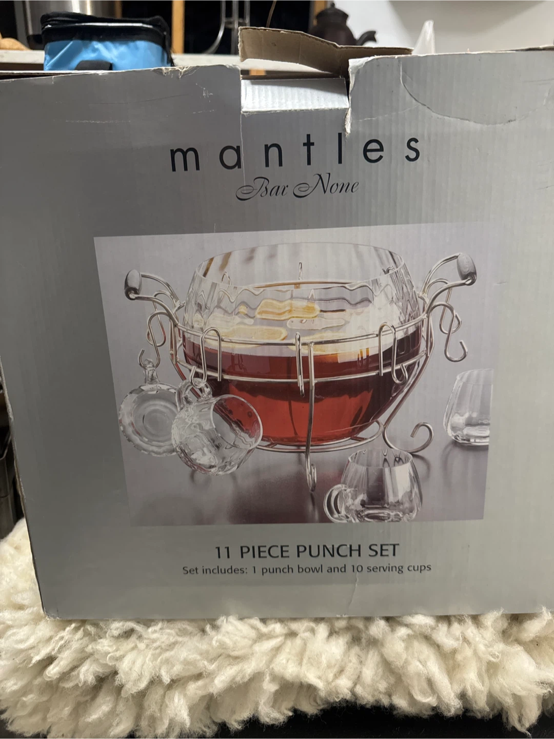 Beautiful Glass Punch Set