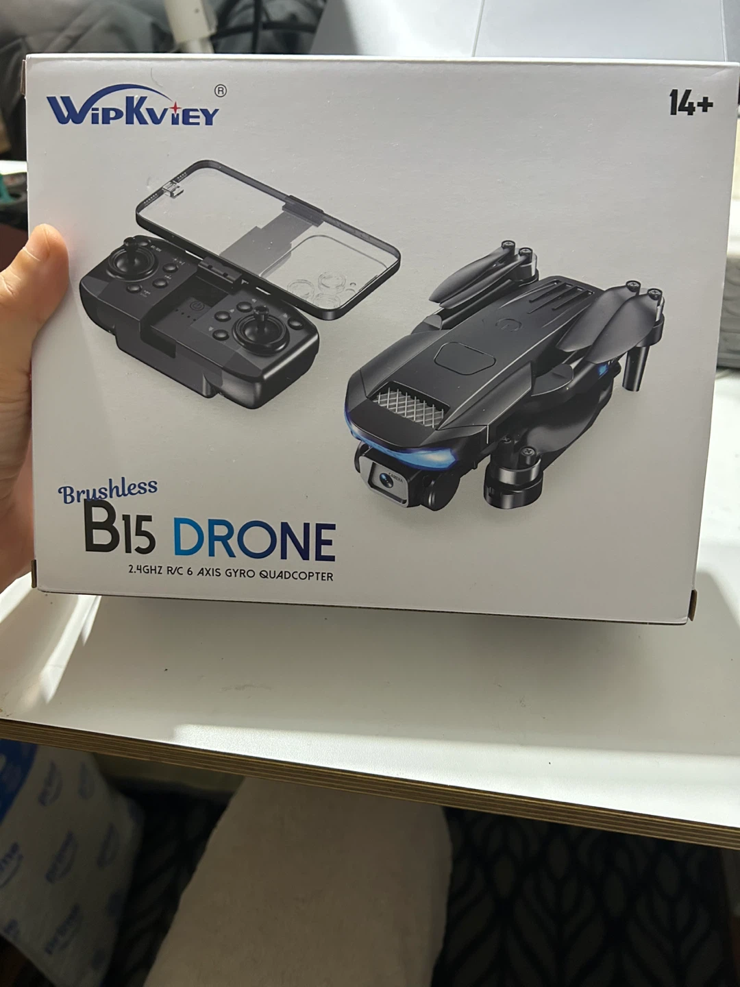 Brand New Brushless Wipkviey B15 Foldable 4K Drone - photo 2