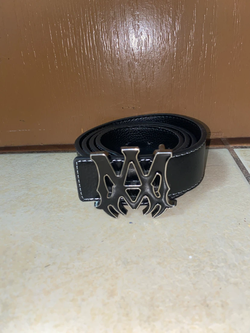 Amiri Black Leather Belt - photo 2