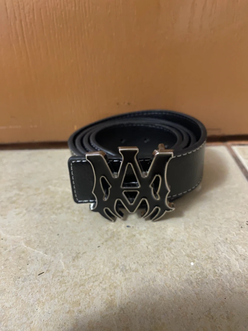 Amiri Black Leather Belt - photo 5