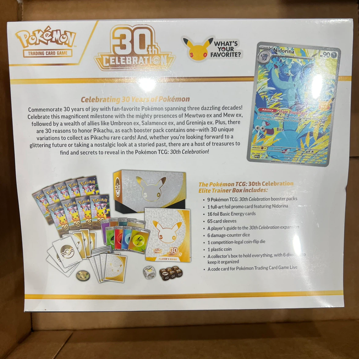 Pokemon 30th Anniversary Elite Trainer Box - photo 2