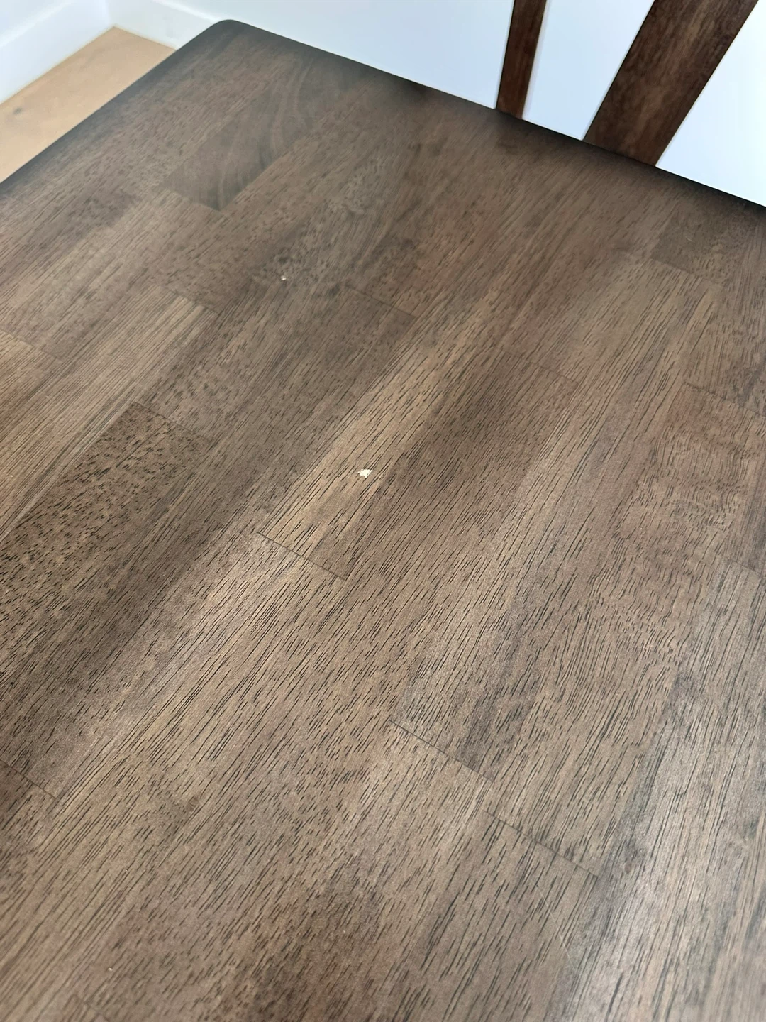 Extendable Dark Wood Dining Table only - photo 2