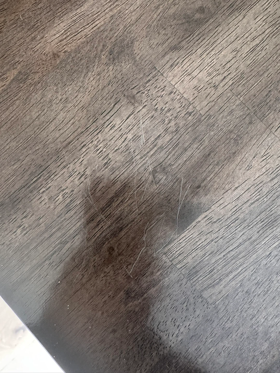 Extendable Dark Wood Dining Table only - photo 3