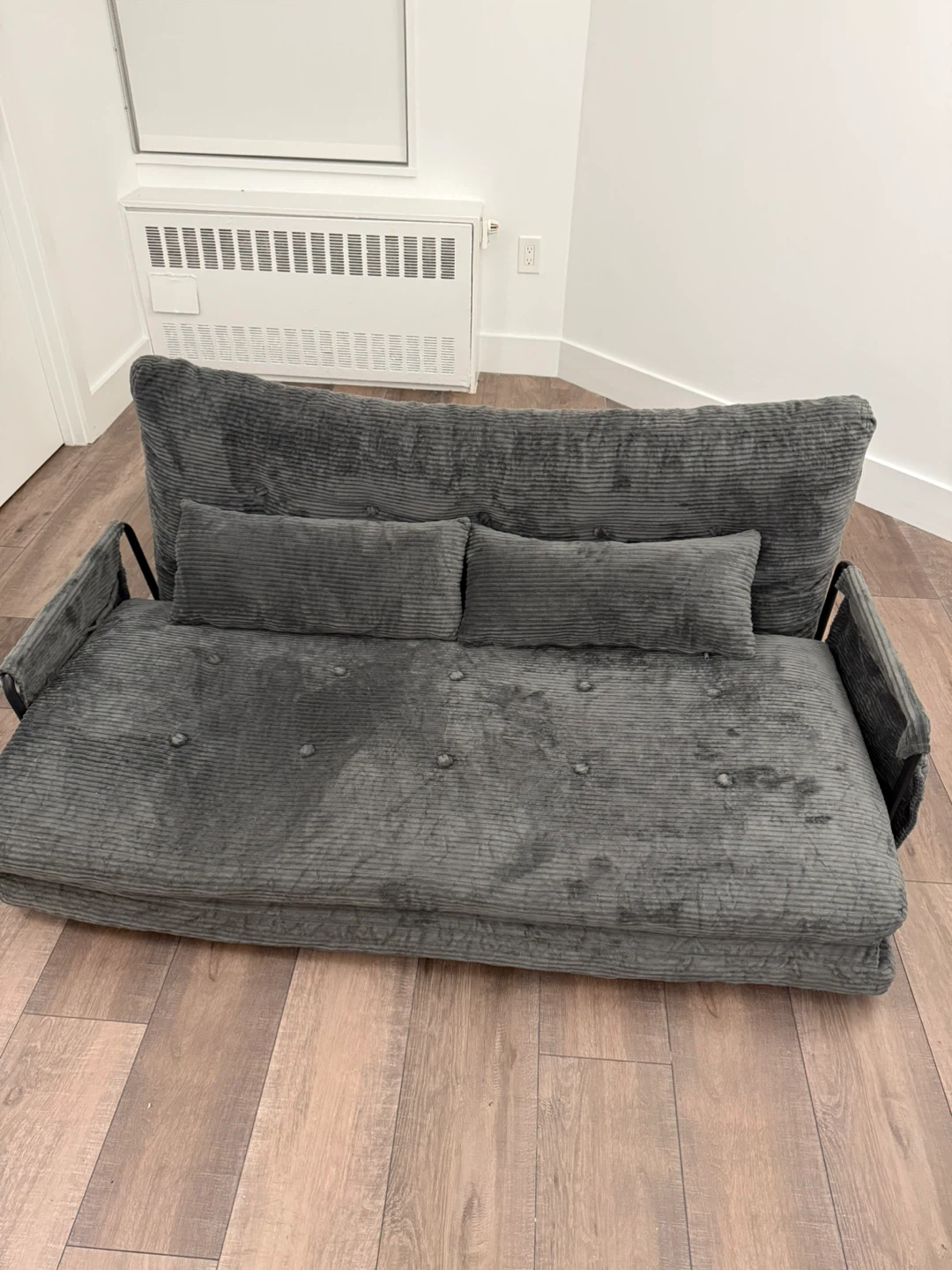 Gotland 3-in-1 Grey Convertible Sofa Bed - photo 2