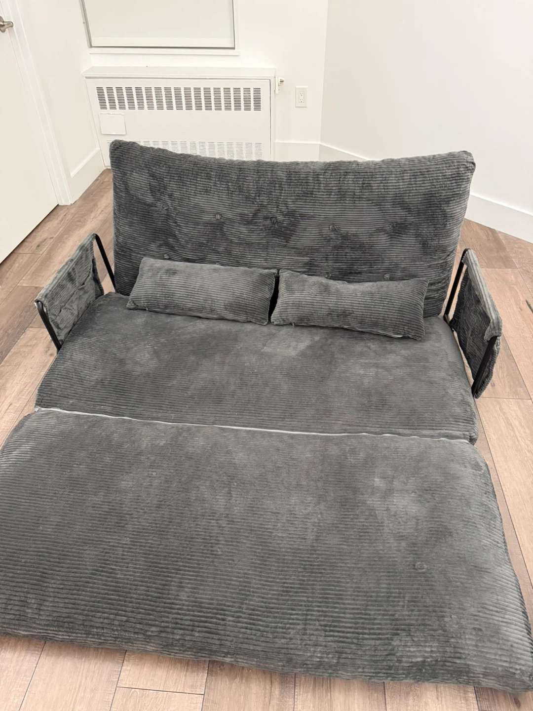 Gotland 3-in-1 Grey Convertible Sofa Bed - photo 4