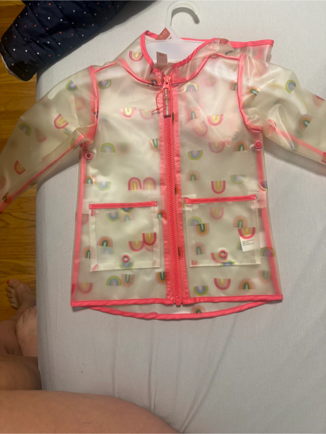 Toddler Rainbow Rain Jacket