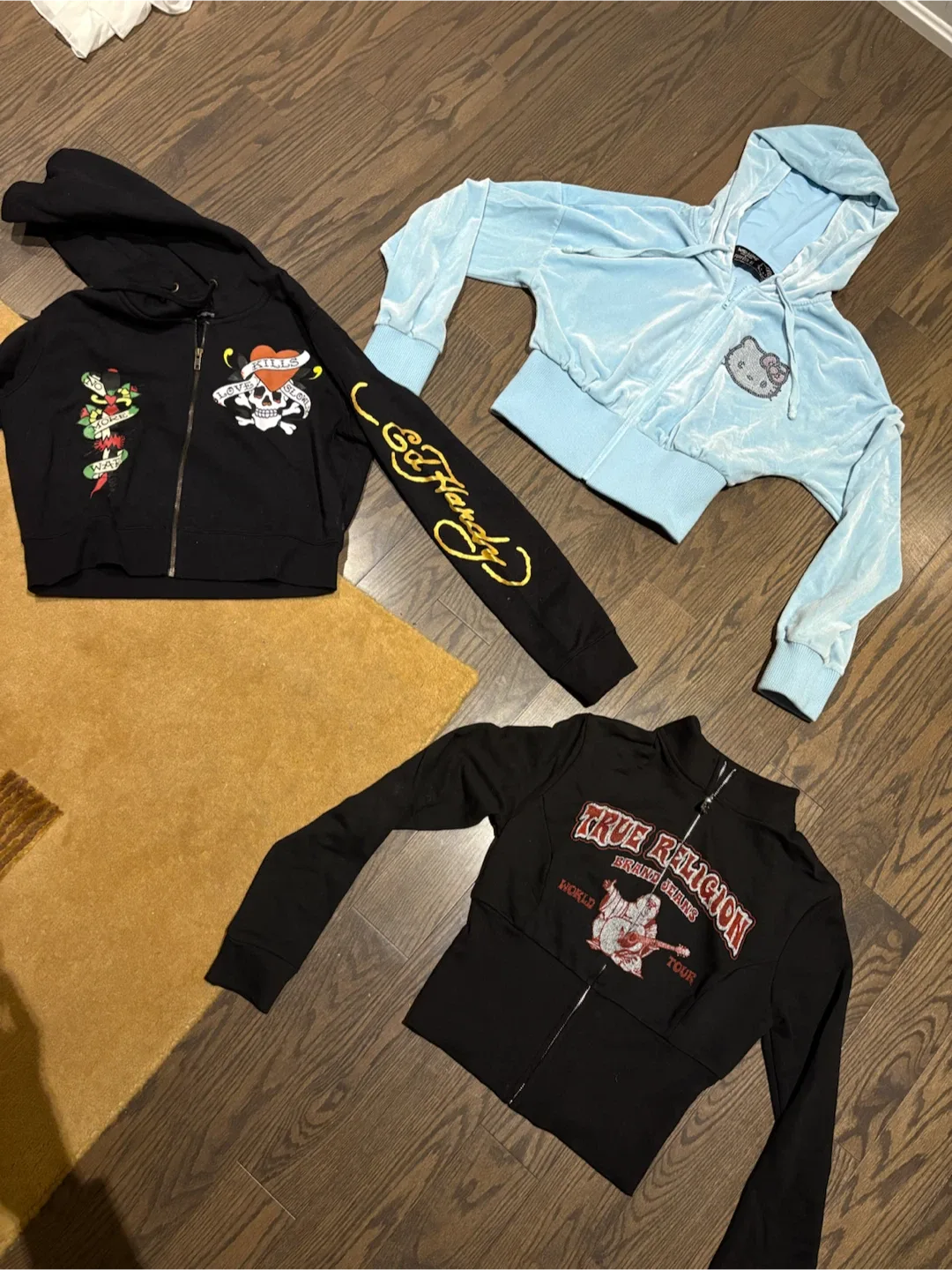 Set of 3 Women's Zip-Up Hoodies