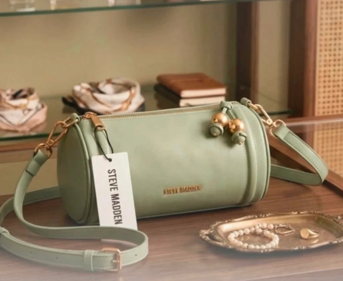 Steve Madden cylindrical crossbody bag