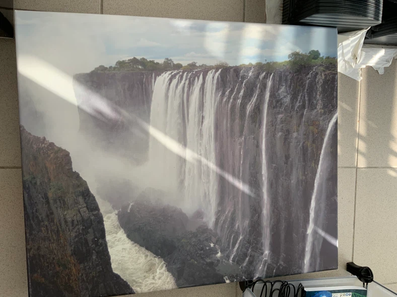 FREE - Victoria falls Zimbabwe - photo on framed canvas