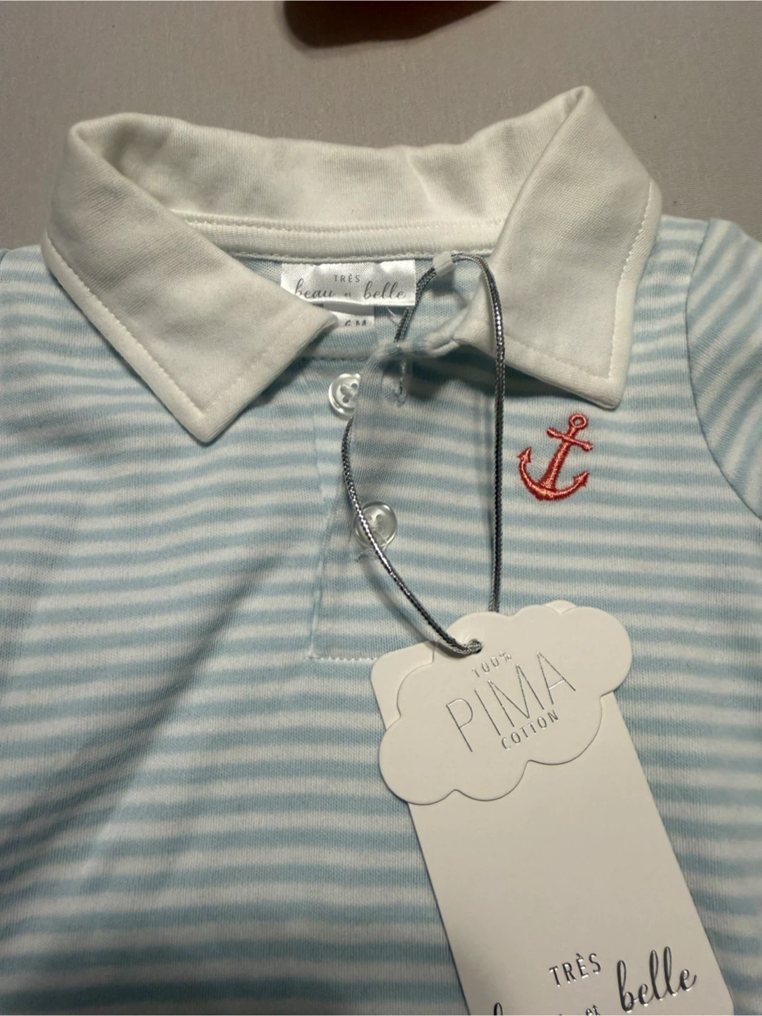Tres Beau Belle Pima Cotton Baby Romper - photo 2