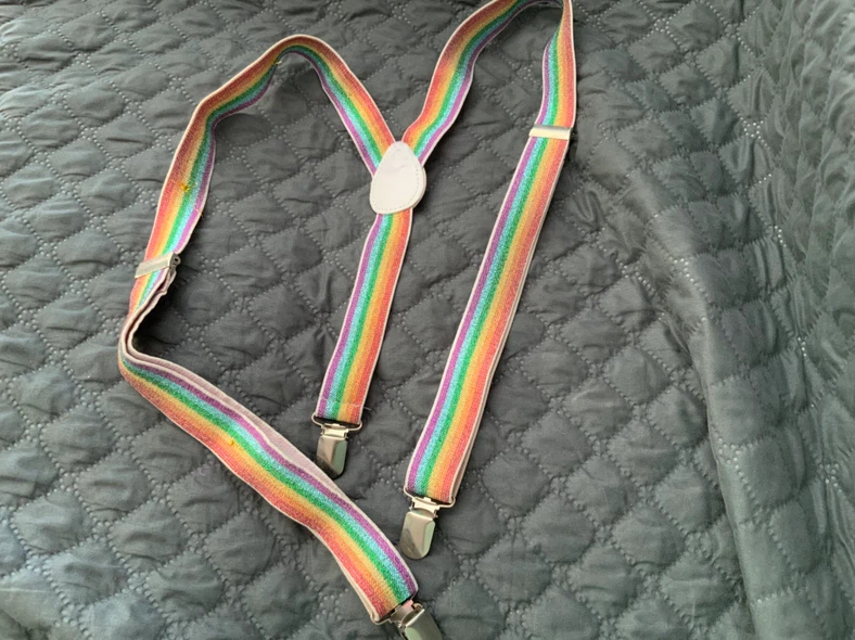 FREE - rainbow suspenders