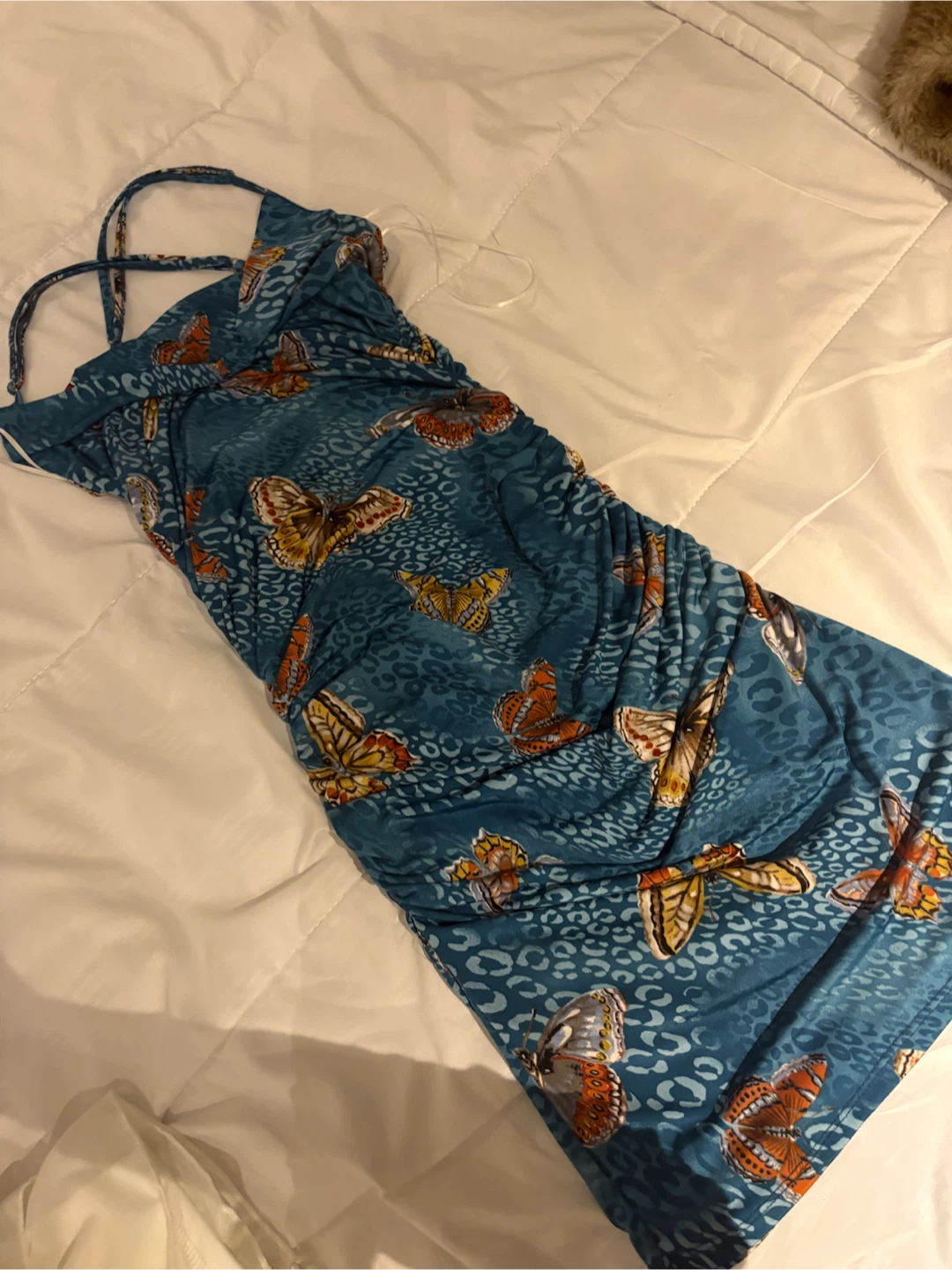 GUESS Butterfly Print Dress