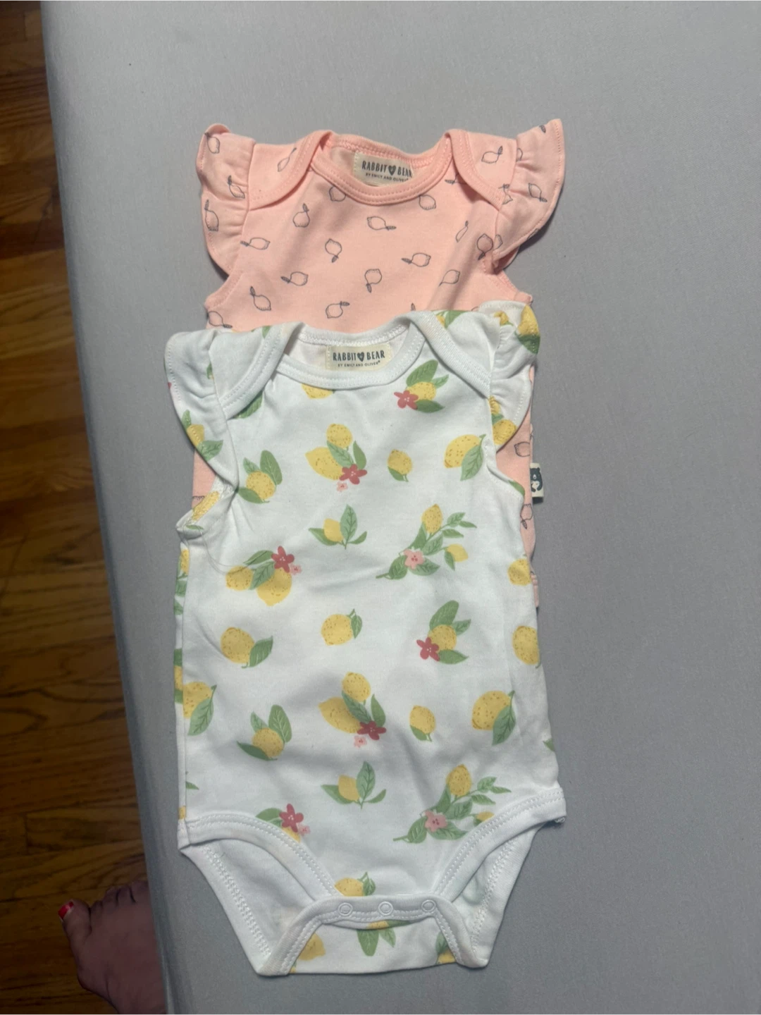 Rabbit Bear Baby Bodysuit Set - photo 2