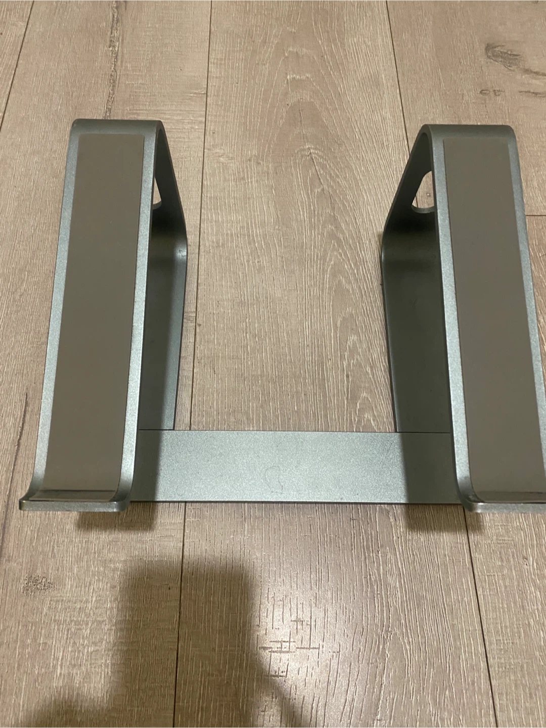 Silver Aluminum Laptop Stand