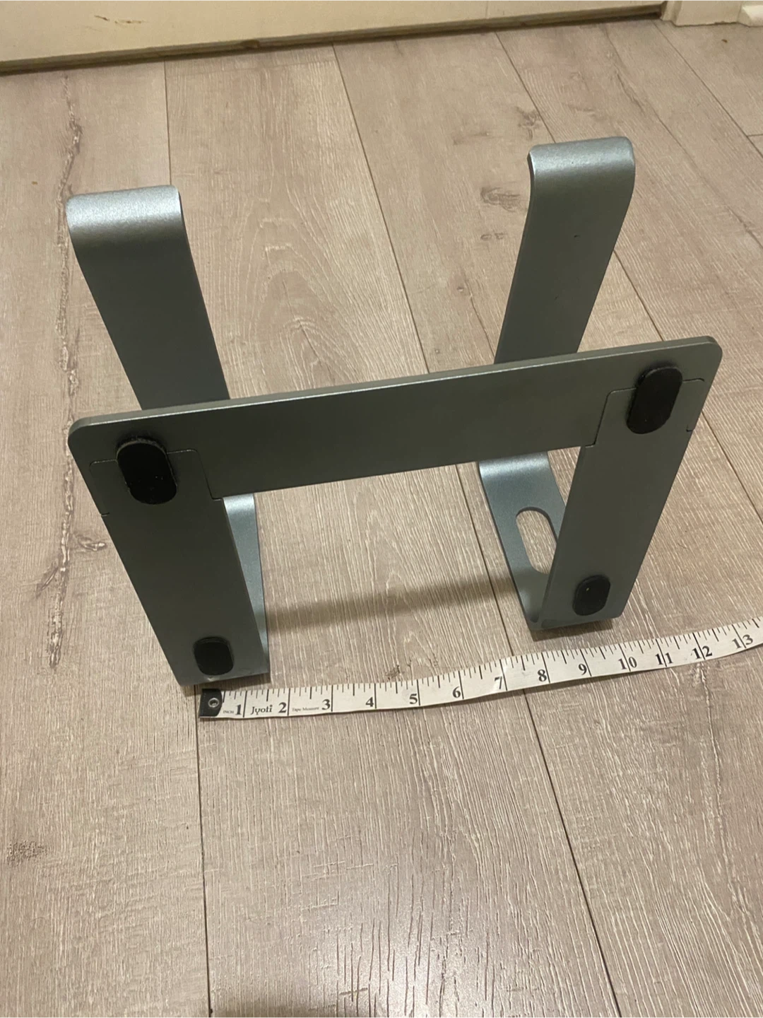 Silver Aluminum Laptop Stand - photo 3