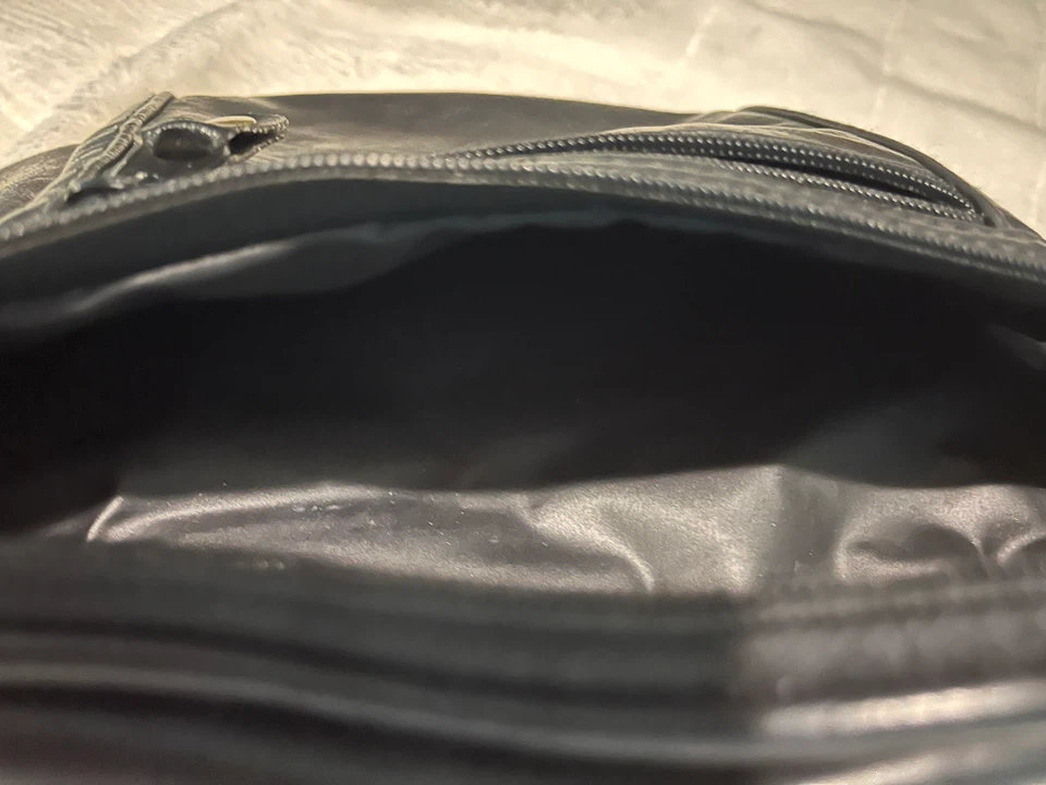 Black Faux Leather Fanny Pack - photo 4