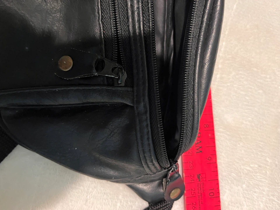 Black Faux Leather Fanny Pack - photo 5
