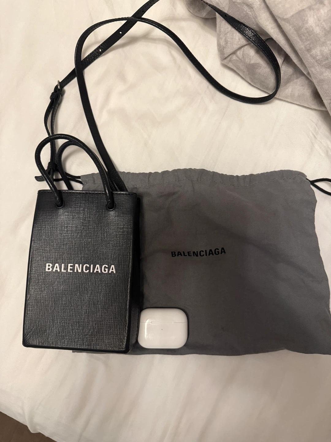 Balenciaga Shopping Phone Holder Bag - photo 2