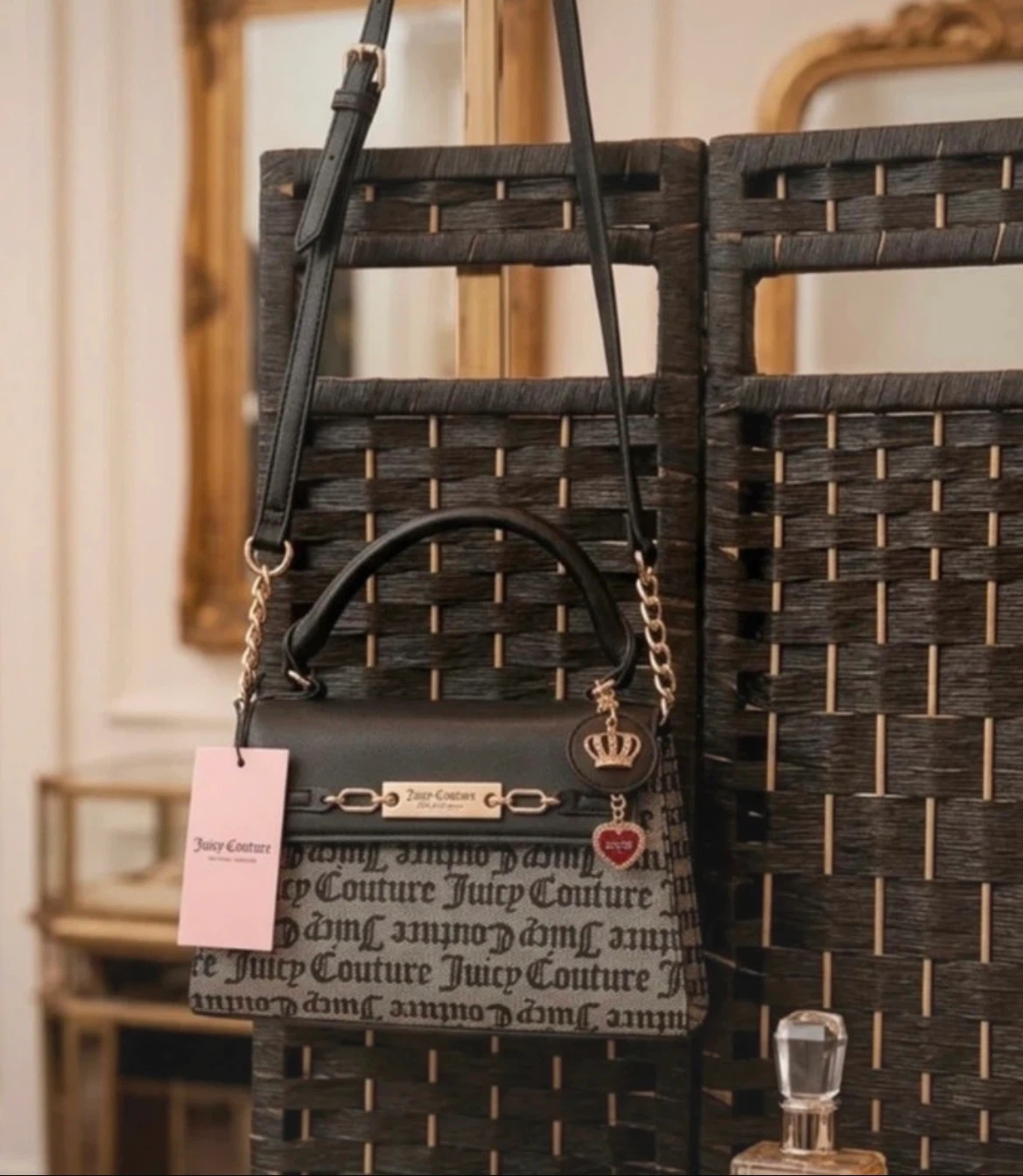 Juicy Couture Monogram Top-Handle Bag