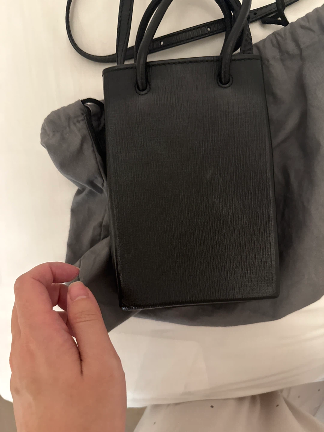 Balenciaga Shopping Phone Holder Bag - photo 4