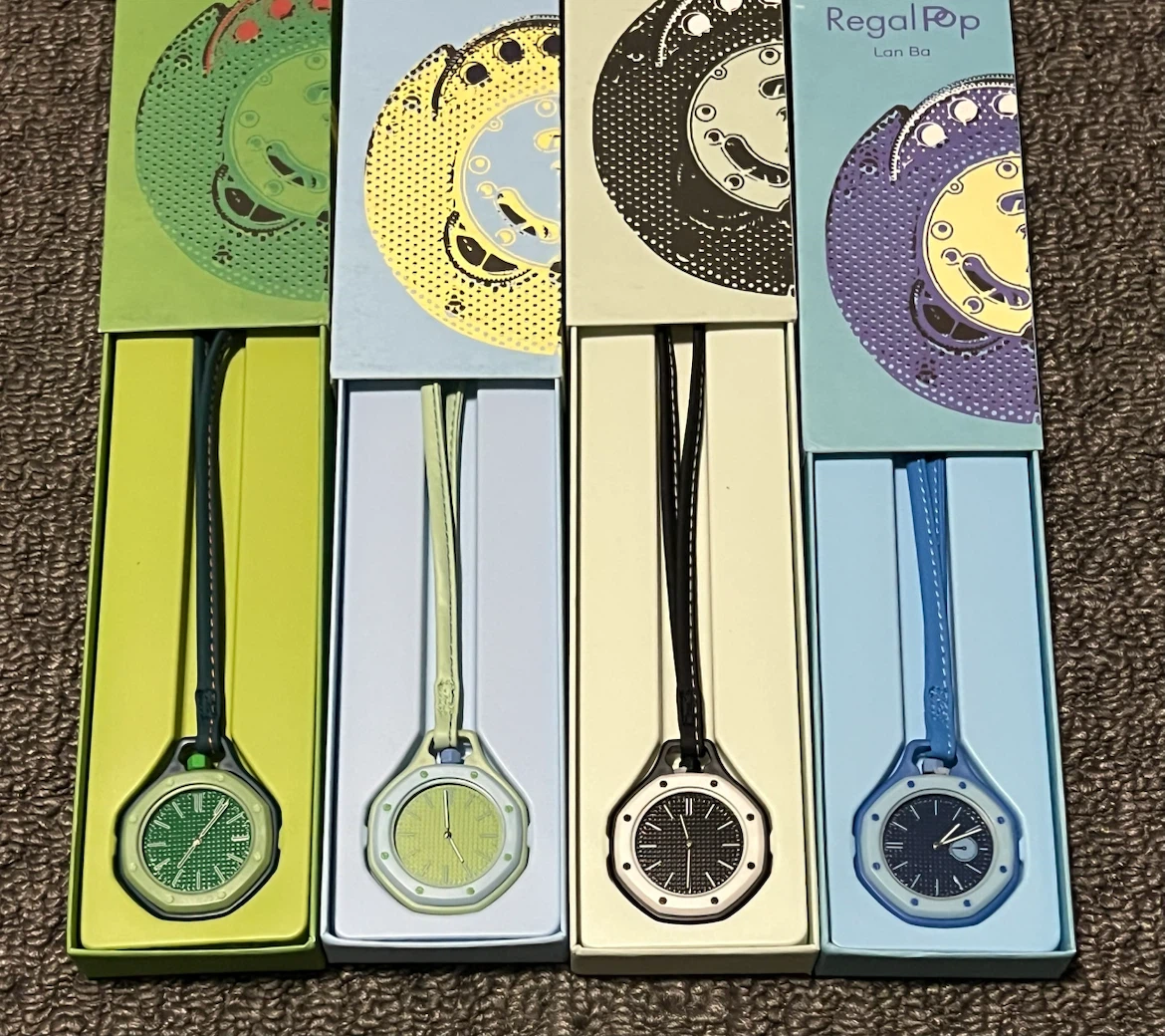Set of 4 Regal Pop Pendant Watches - photo 2
