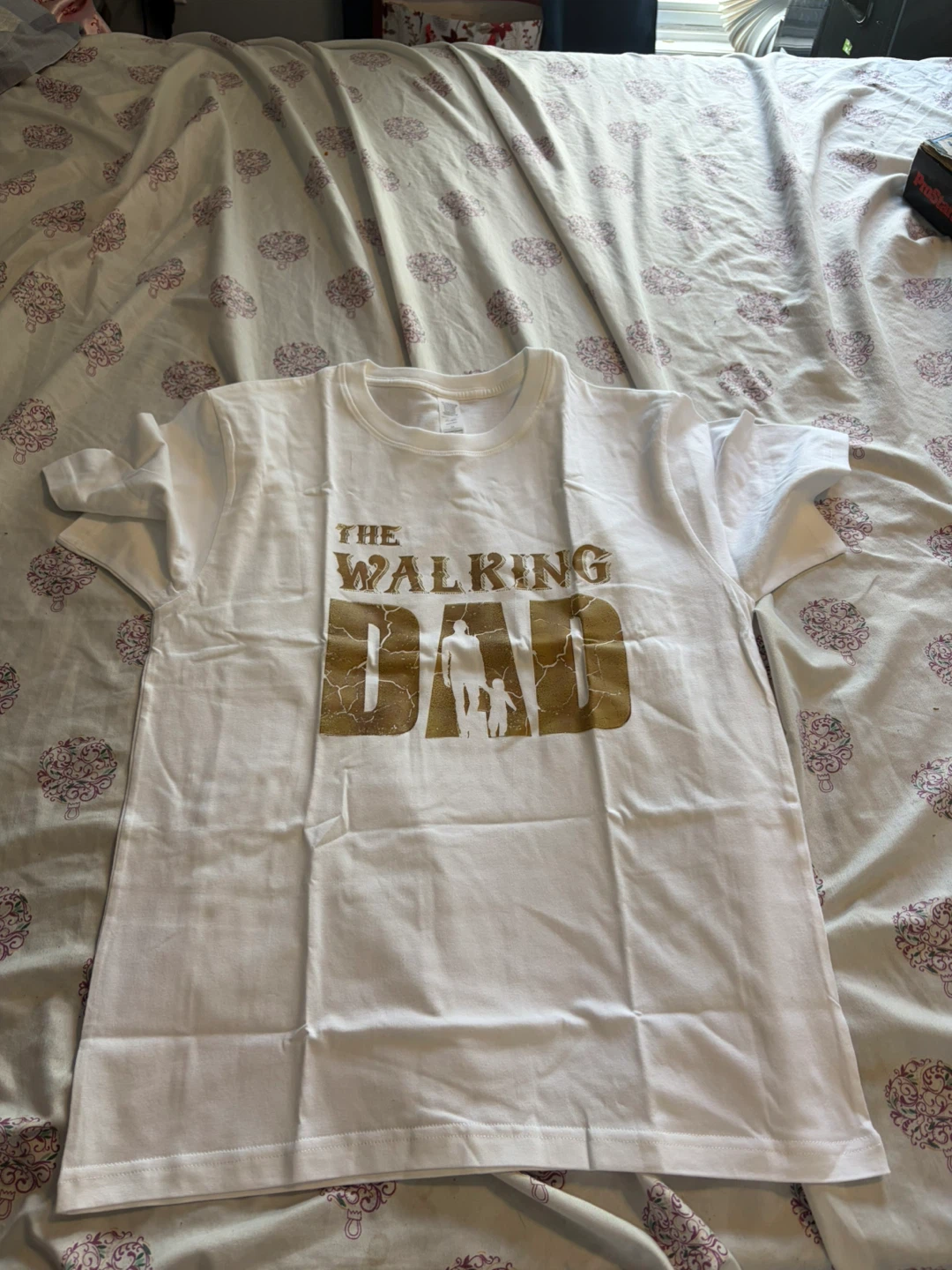 The Walking Dad T-Shirt White