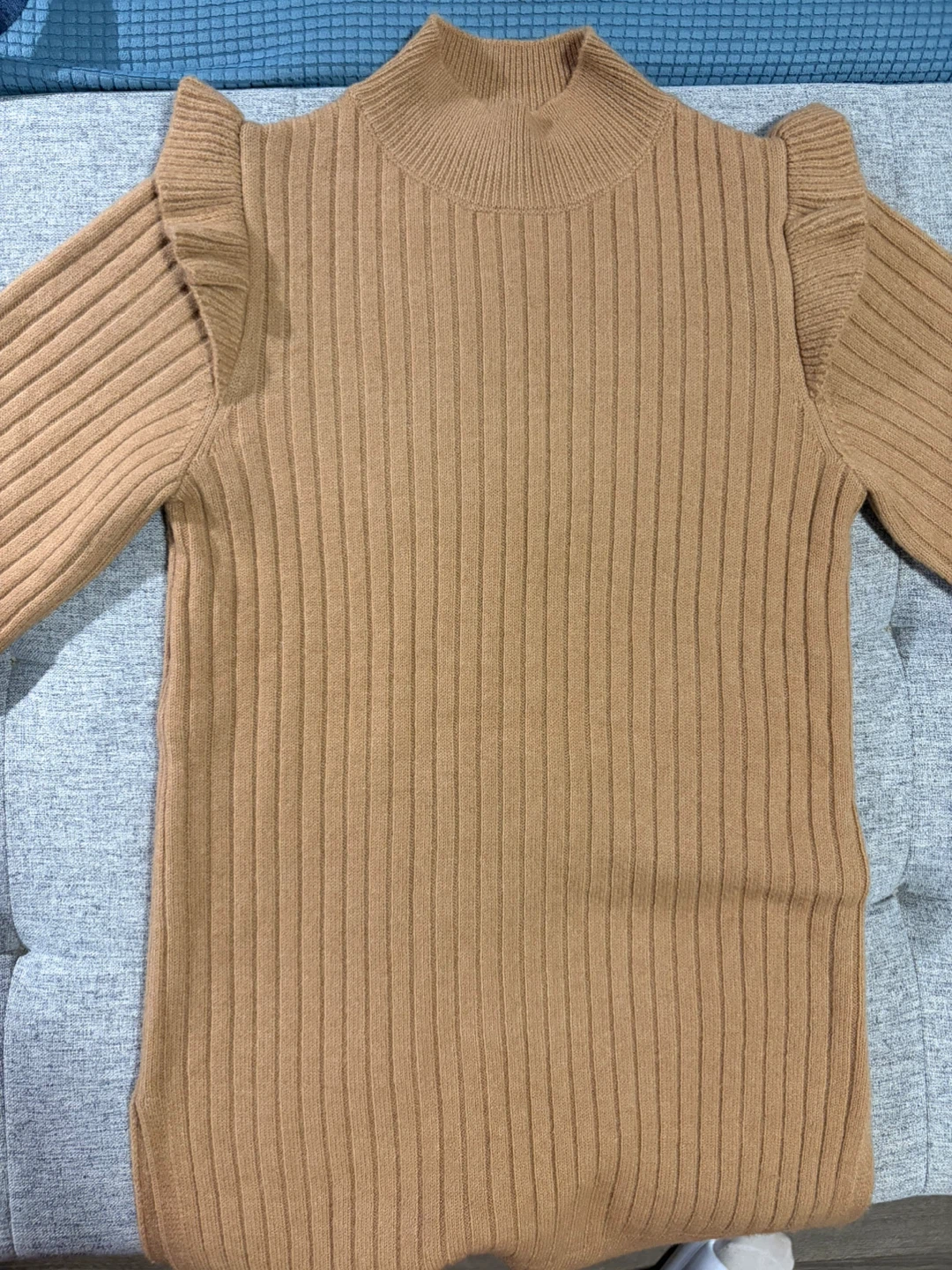 Taki Mock Neck Ruffled Sweater - photo 2