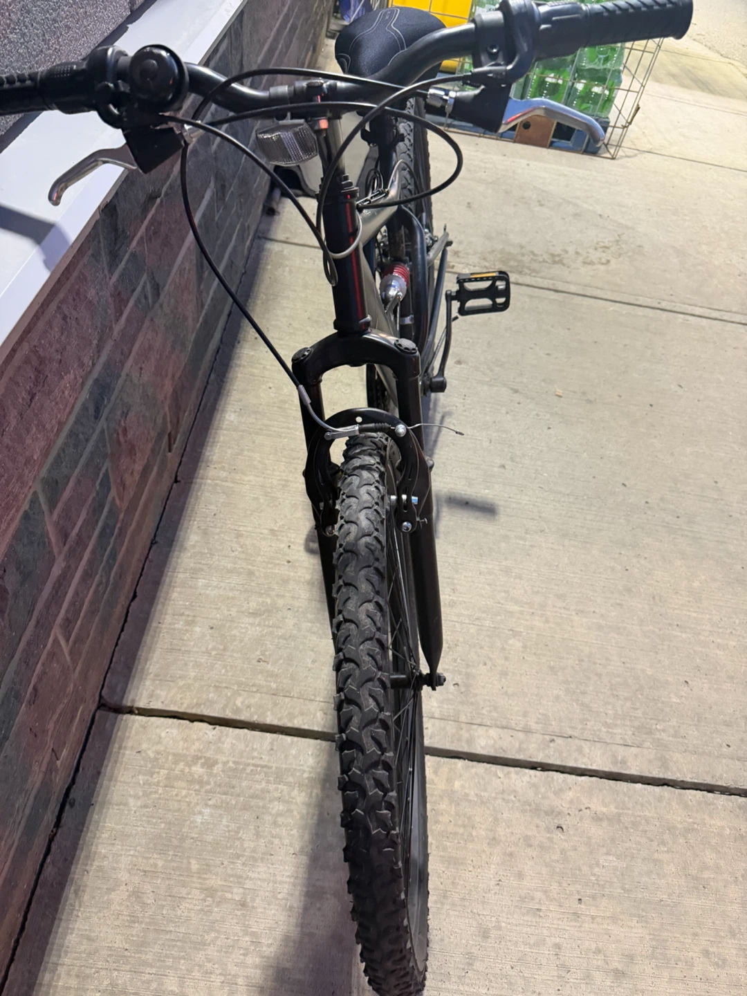 Black full suspension mountain bike - photo 2