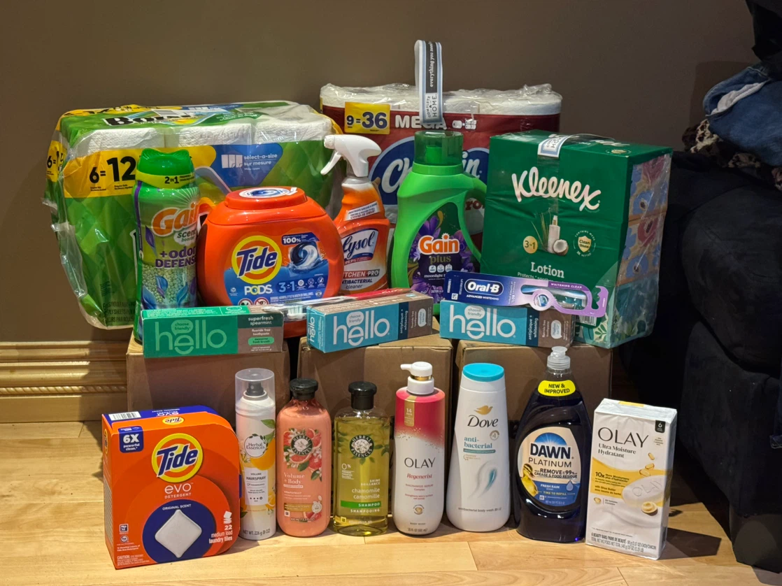 Assorted Household Cleaning and Personal Care Products