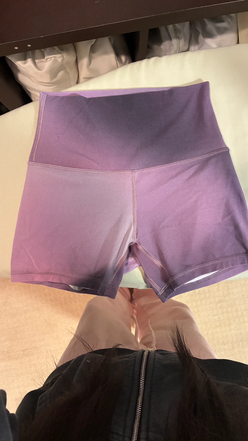 Purple Lululemon shorts