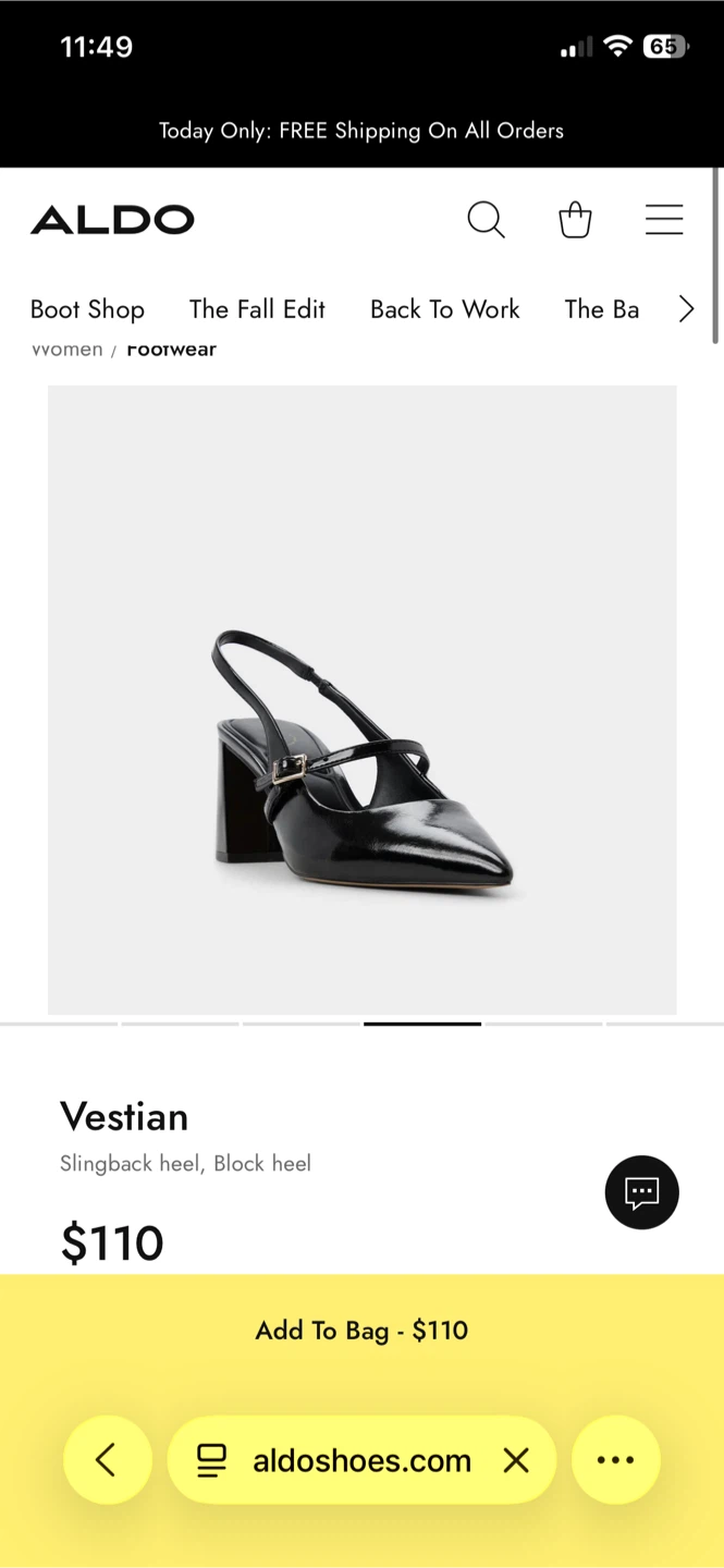ALDO Vestian Slingback Heels US7 - photo 2