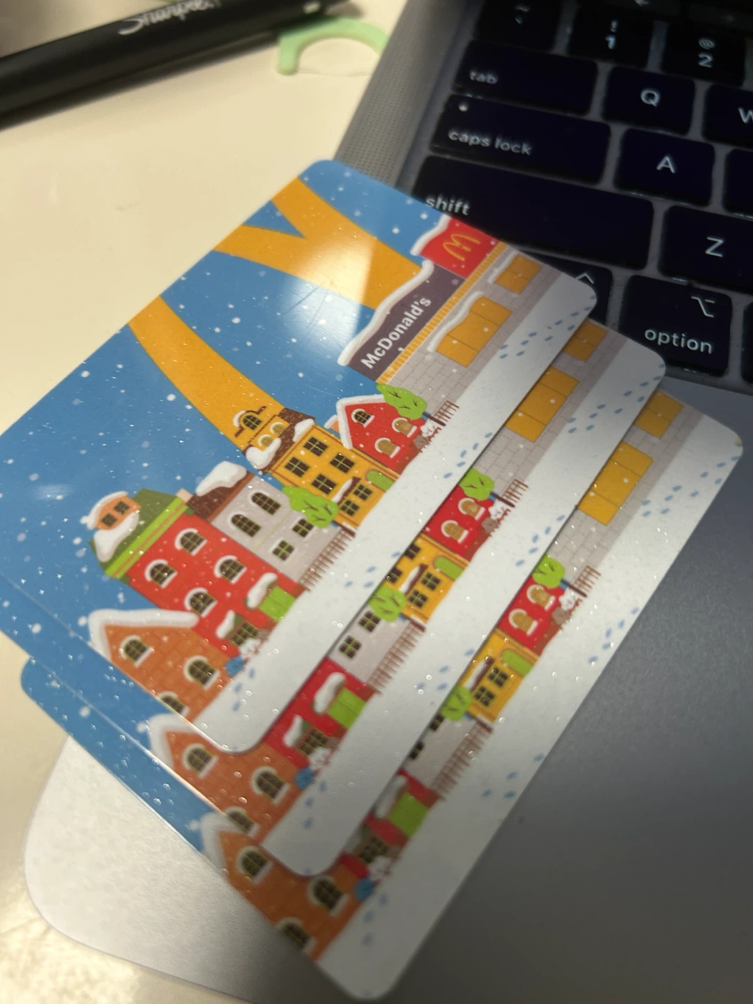 Three McDonald's Gift Cards $45 value