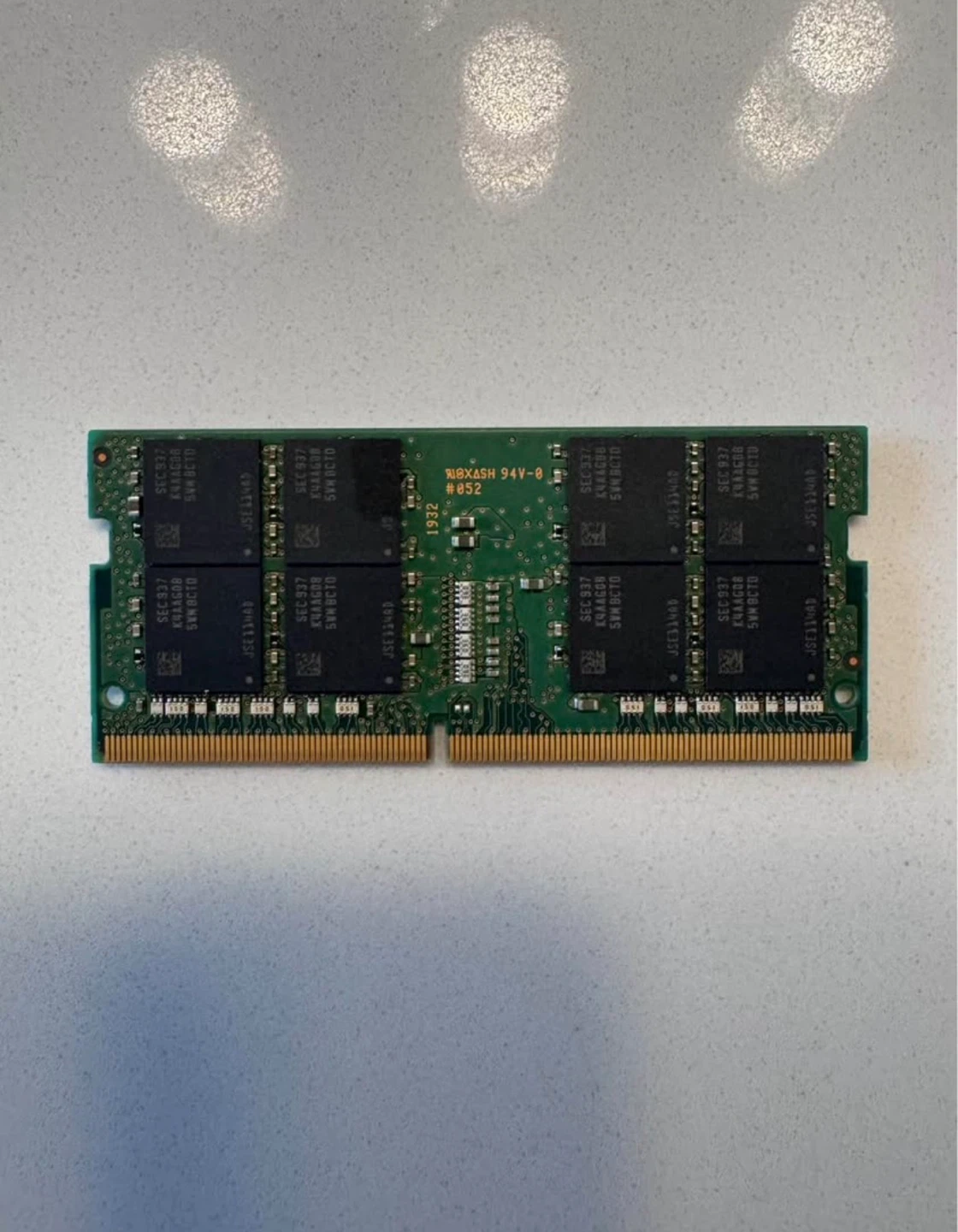 SAMSUNG DDR4 SODIMM RAM 32GB WOSI000939039EA0EC PC4-2666V - photo 2