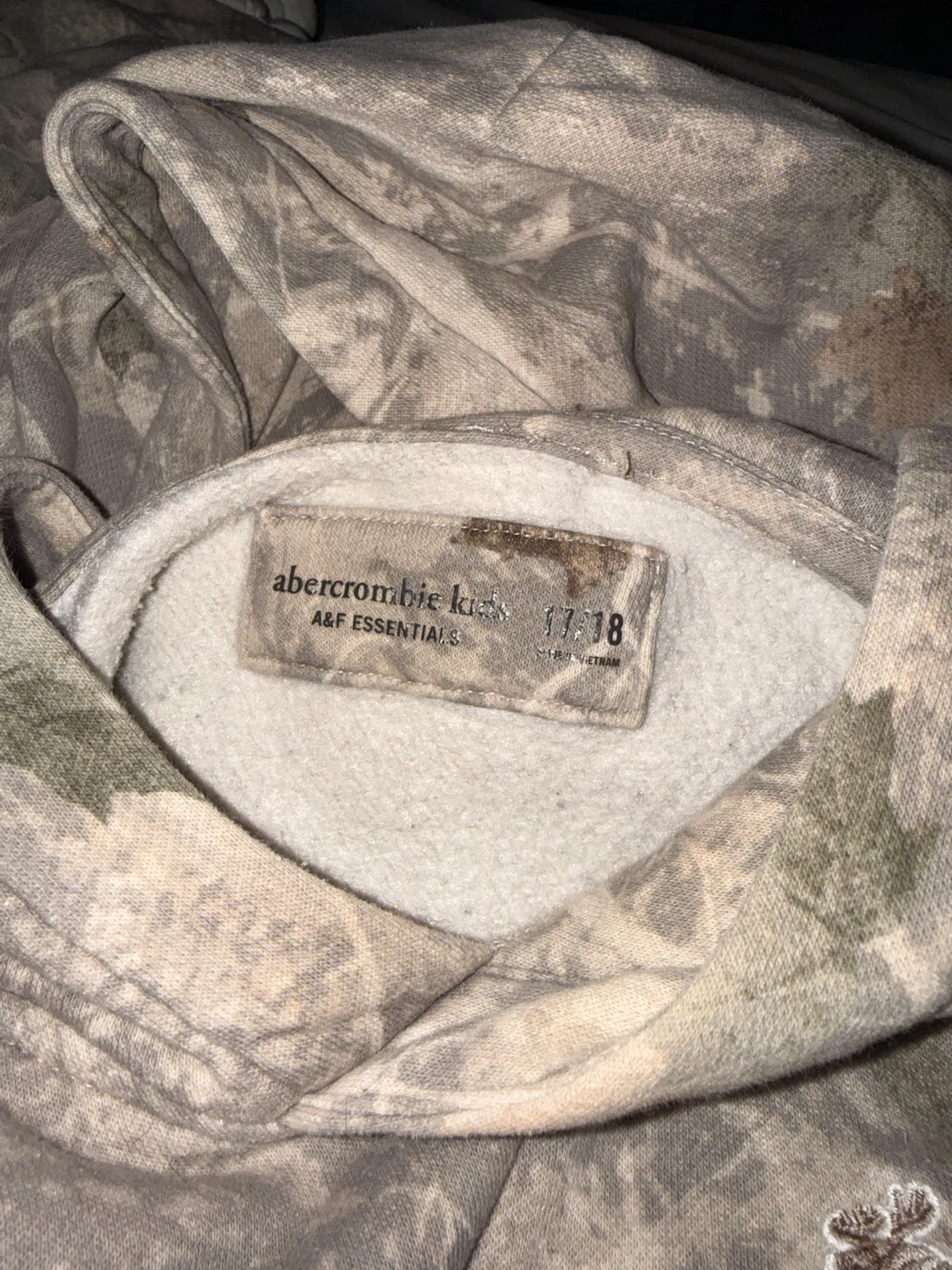 Abercrombie Kids Camo Hoodie Size 17/18 - photo 3