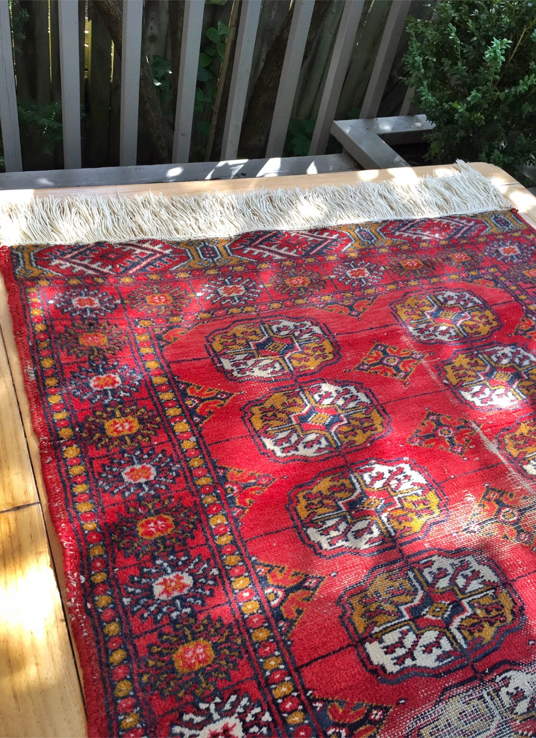 ⭐️Small beautiful antique handmade wool Turkmen rug⭐️ - photo 5