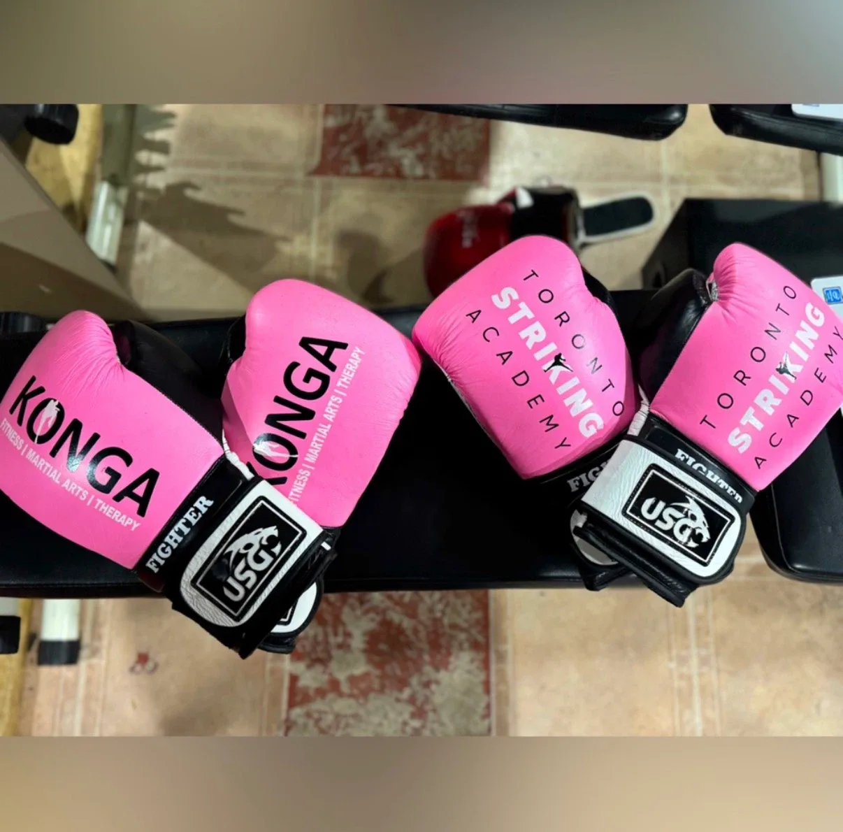 USG Fighter Boxing Gloves - 14 oz